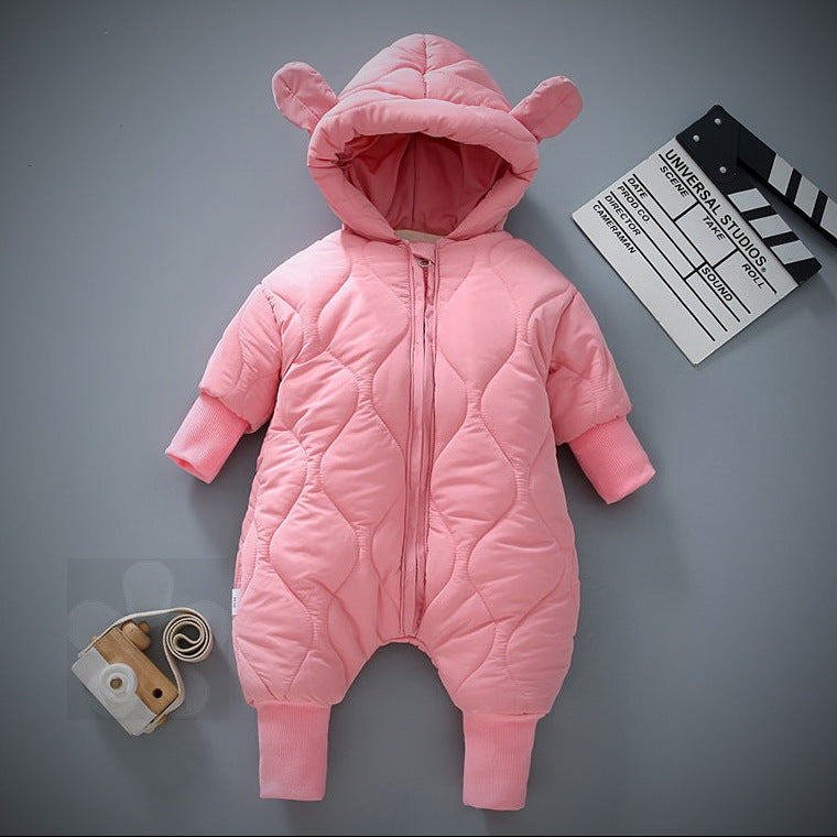 Fodrad enfärgad babybody