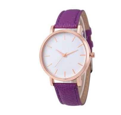 Quartz Klocka Unisex - Enkel