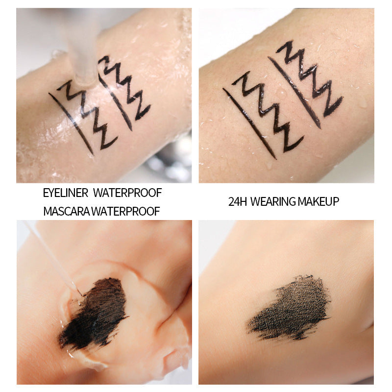 Makeupset med eyeliner och mascara