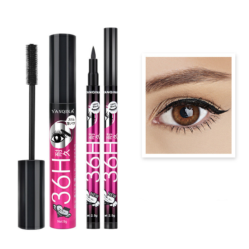 Makeupset med eyeliner och mascara