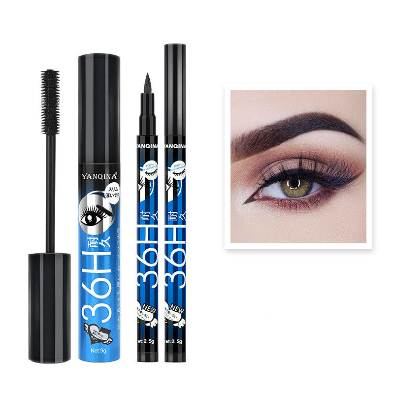 Makeupset med eyeliner och mascara