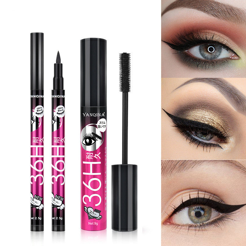 Makeupset med eyeliner och mascara