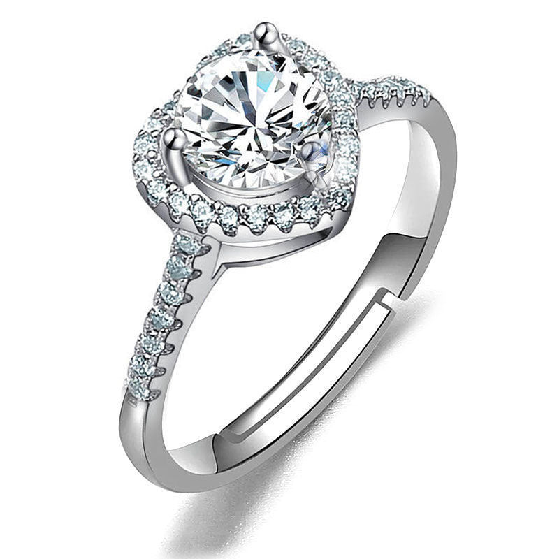 Ring Moissanite Dam Imitation - Diamant