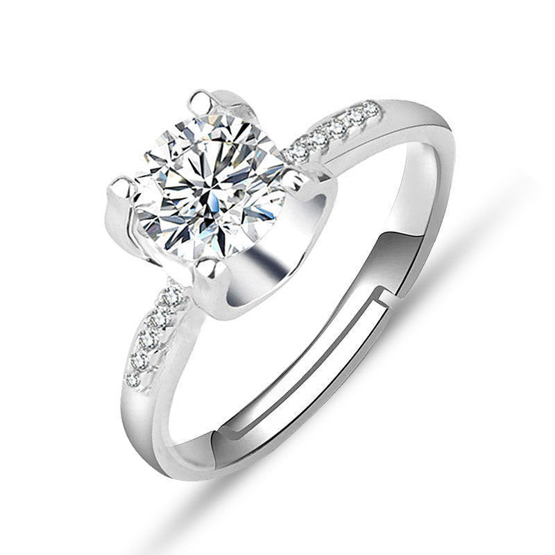 Ring Moissanite Dam Imitation - Diamant