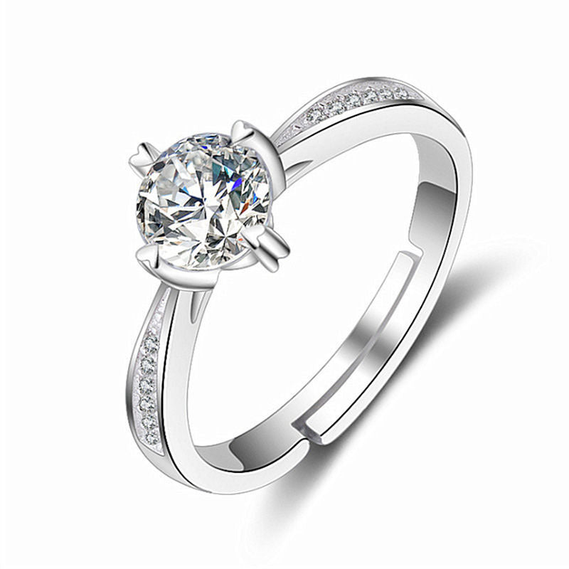 Ring Moissanite Dam Imitation - Diamant