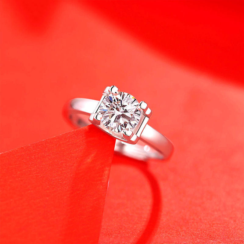 Ring Moissanite Dam Imitation - Diamant