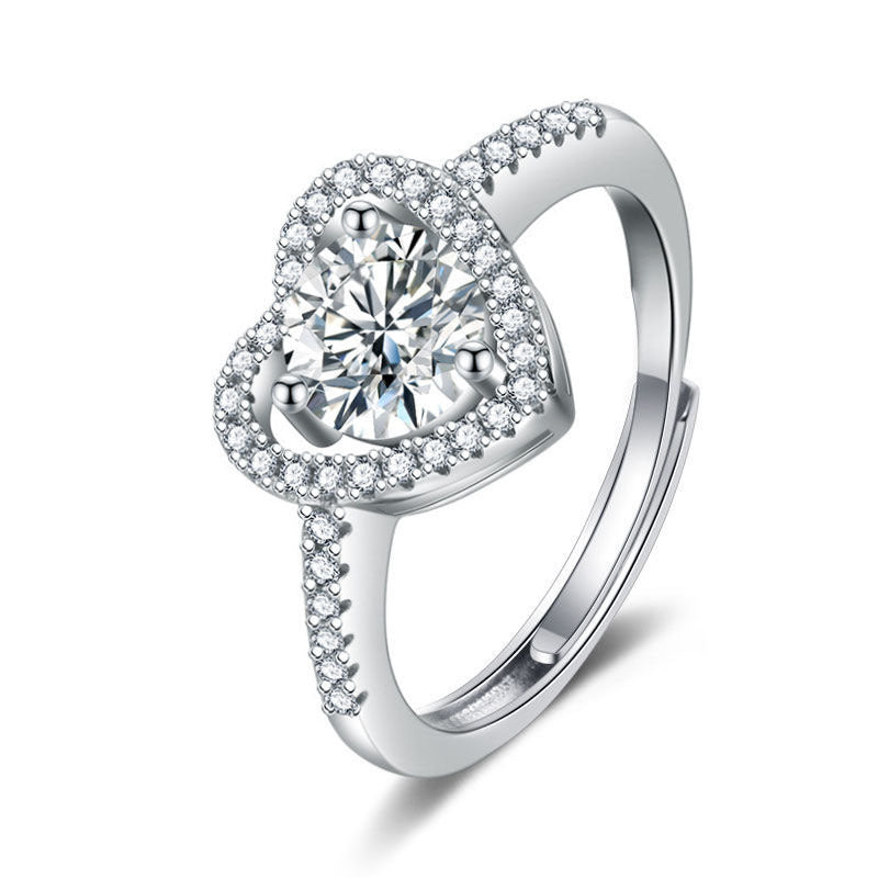 Ring Moissanite Dam Imitation - Diamant