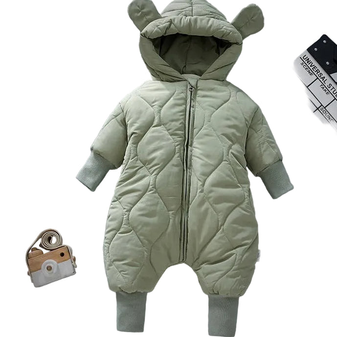 Fodrad enfärgad babybody