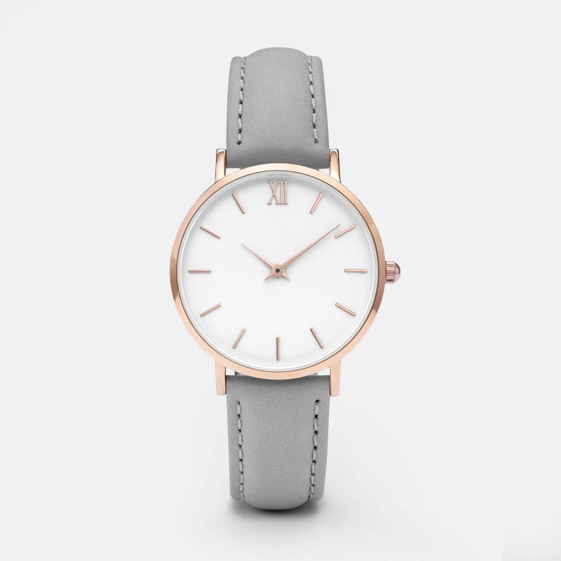 Quartz Klocka Unisex - Enkel