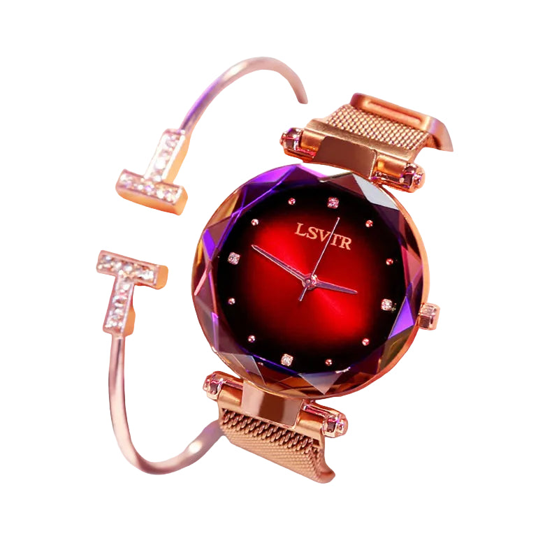 Damklocka Roséguld Magnet Stjärnhimmel