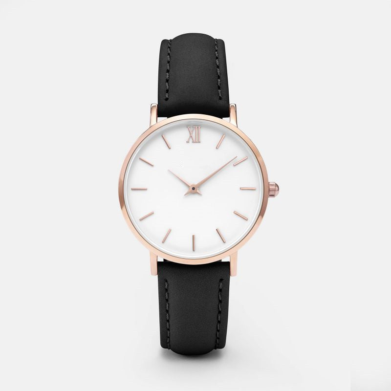 Quartz Klocka Unisex - Enkel
