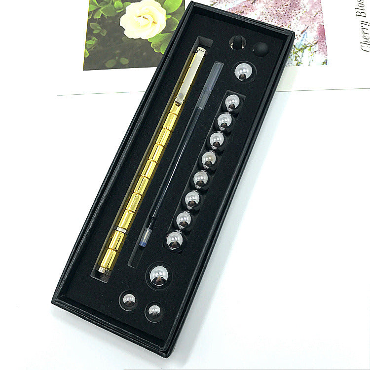 Magnetisk Penna Fidget Polar - Svart Guld