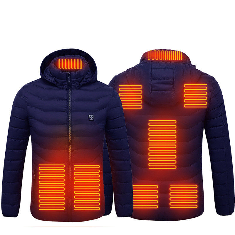 Värmejacka Herr Elektrisk 9 Zoner - Puffer