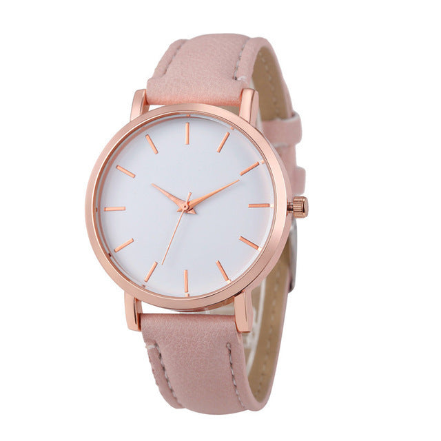 Quartz Klocka Unisex - Enkel