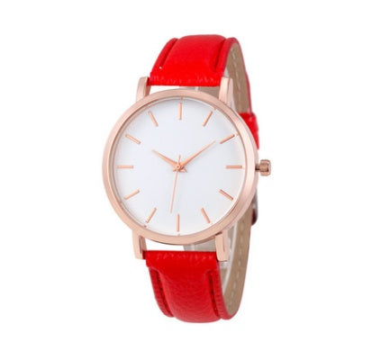 Quartz Klocka Unisex - Enkel