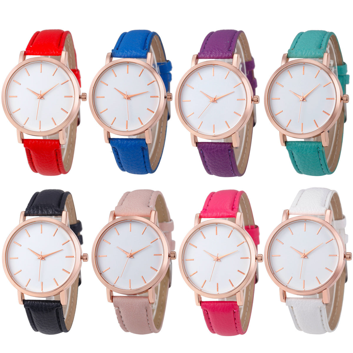 Quartz Klocka Unisex - Enkel