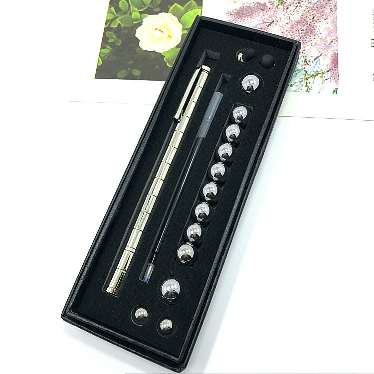 Magnetisk Penna Fidget Polar - Svart Guld