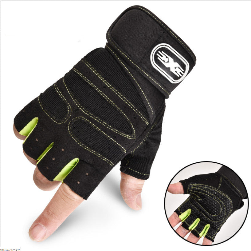 Cykelhandskar Halvfinger Andningsbar - Elastisk