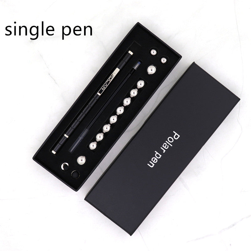 Magnetisk Penna Fidget Polar - Svart Guld