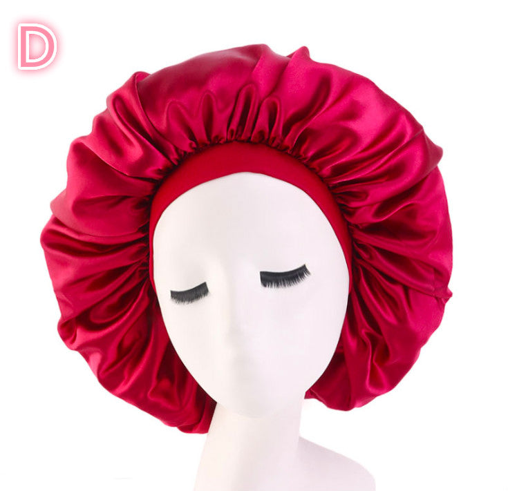 Sovmössa Satin Bonnet Print - Silk