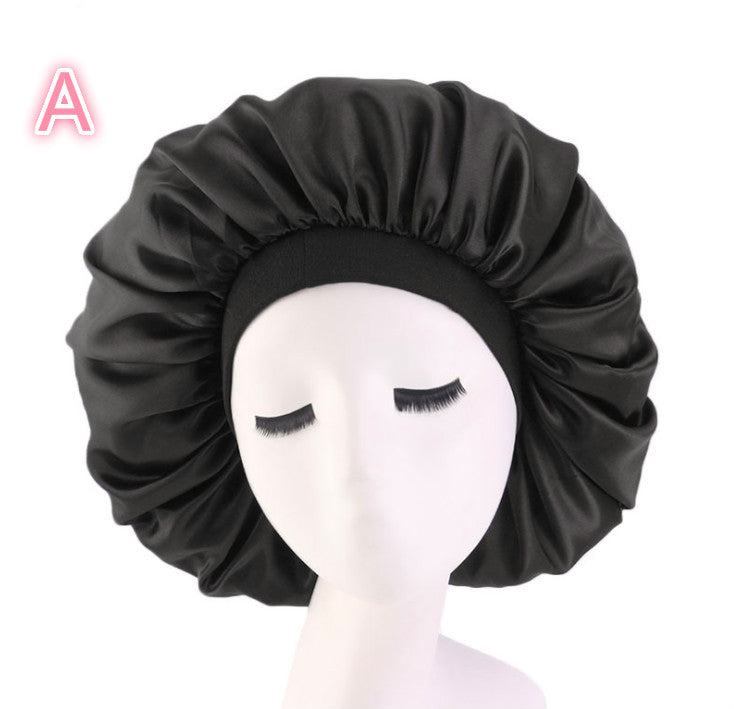Sovmössa Satin Bonnet Print - Silk