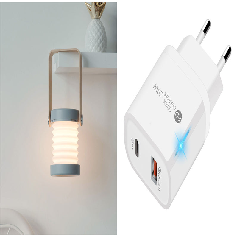 Läslampa LED Vikbar Touch Dimbar - Bärbar