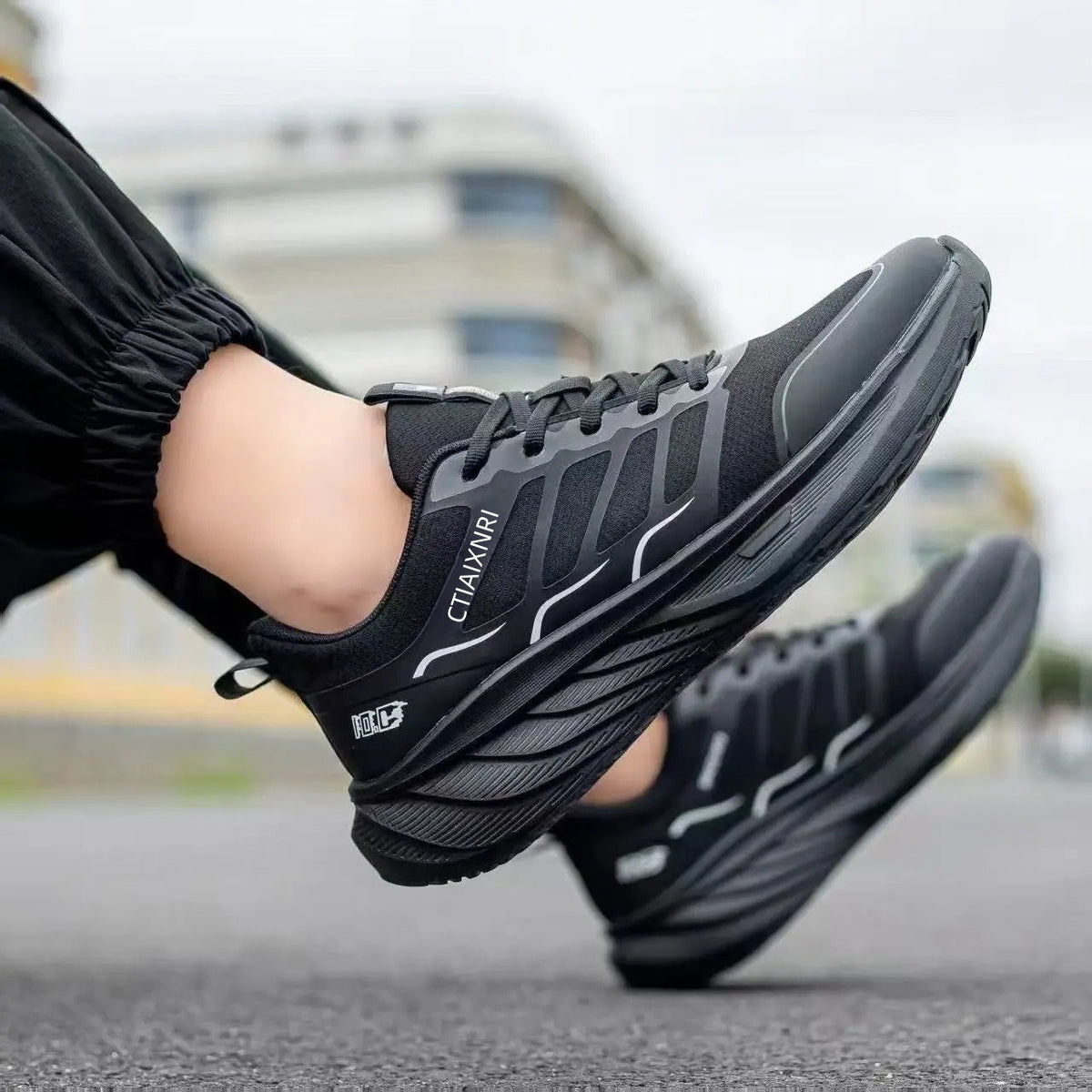 Lätta slip-on sneakers för herr – hiking