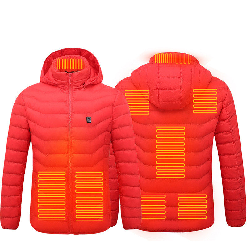 Värmejacka Herr Elektrisk 9 Zoner - Puffer