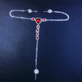 Body chain med strass