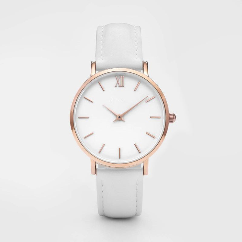Quartz Klocka Unisex - Enkel