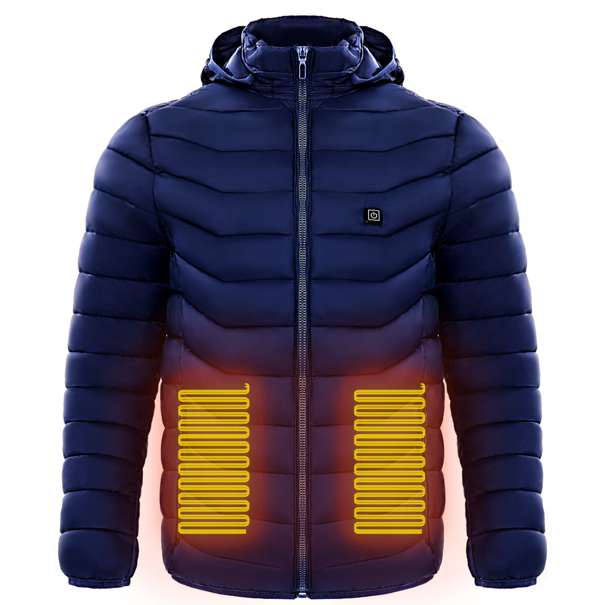 Värmejacka Herr Elektrisk 9 Zoner - Puffer