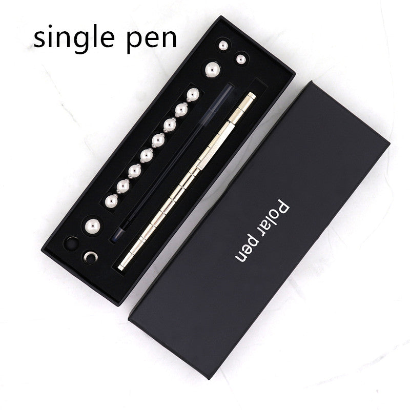 Magnetisk Penna Fidget Polar - Svart Guld