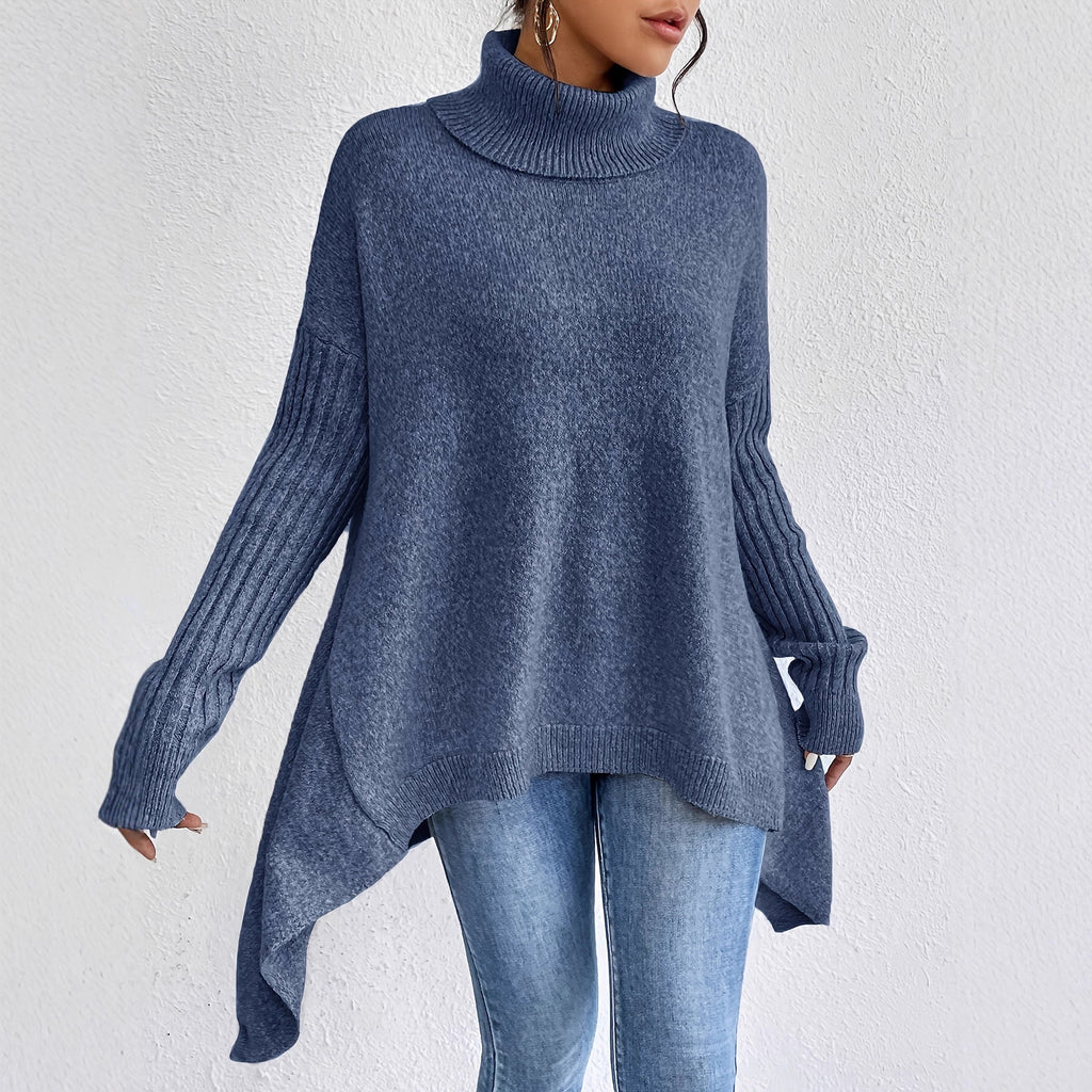 Off-shoulder polotröja – loose fit