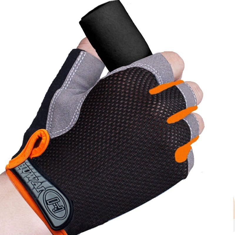 Cykelhandskar Halvfinger Andningsbar - Elastisk