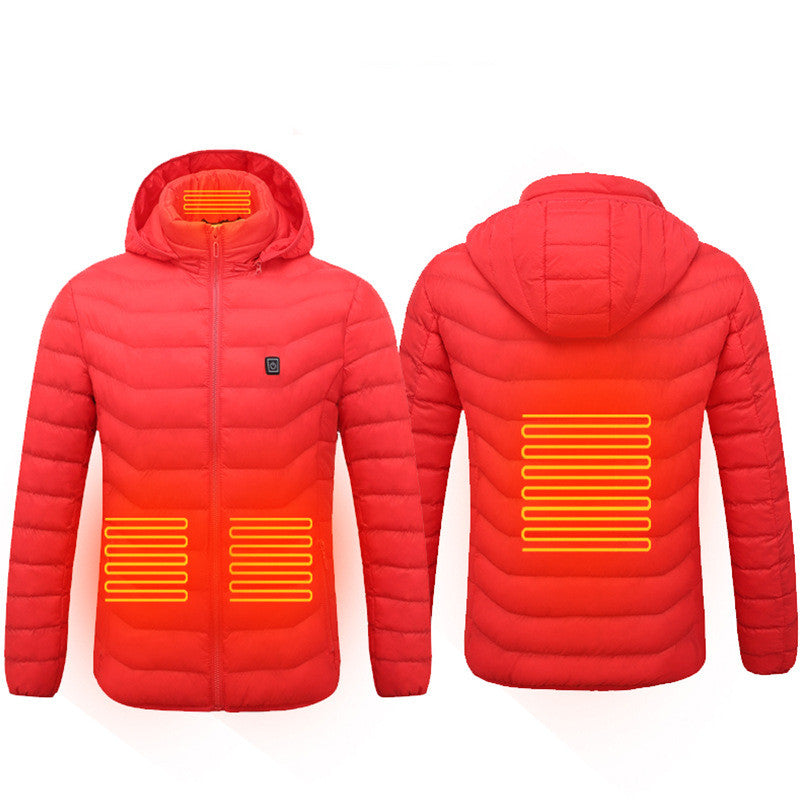 Värmejacka Herr Elektrisk 9 Zoner - Puffer
