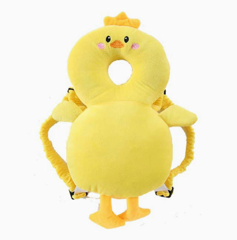 Huvudskydd med ryggsäck för baby