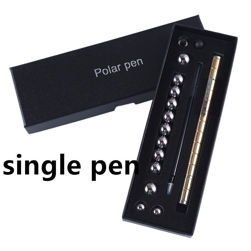 Magnetisk Penna Fidget Polar - Svart Guld