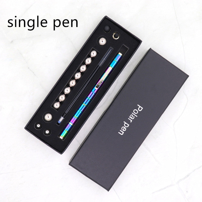 Magnetisk Penna Fidget Polar - Svart Guld