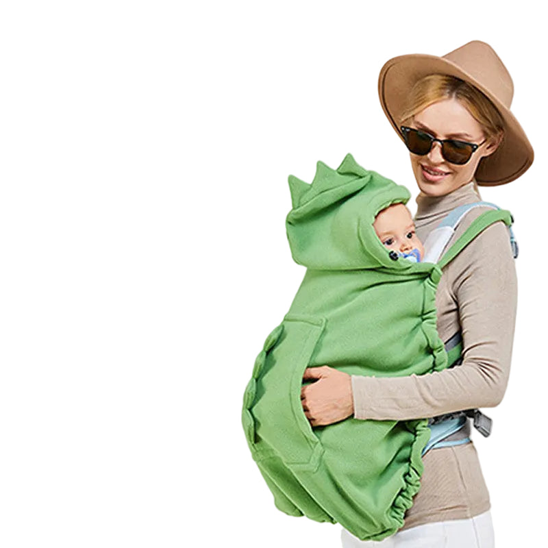 Varm cape med luva för baby