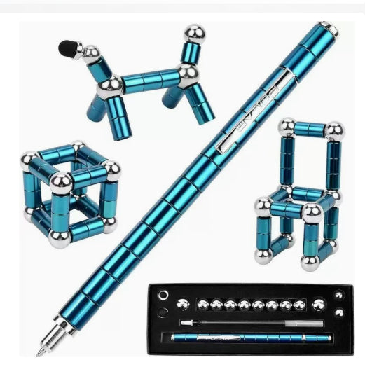 Magnetisk Penna Fidget Polar - Svart Guld